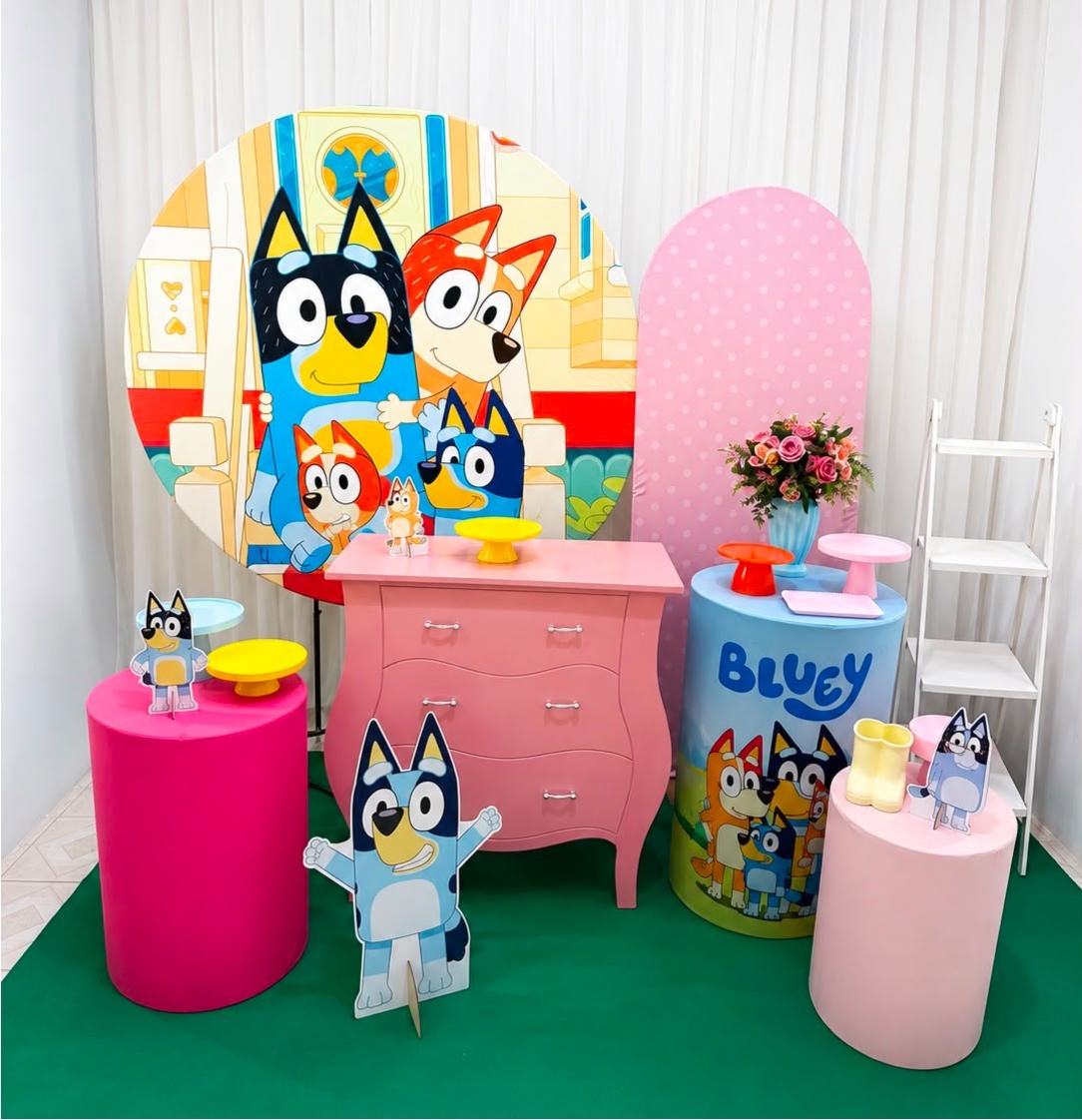 Kit Blue Menina Celebre - Olaf Decoracao e pegue monte 