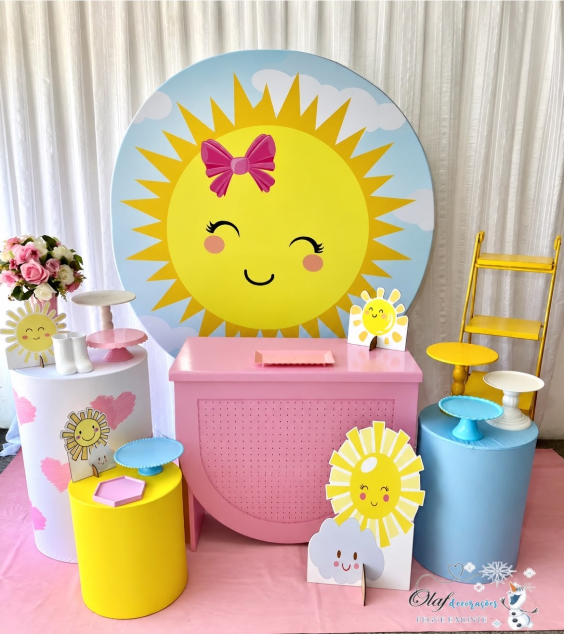 Kit Sol Sublime - Olaf Decoracao e pegue monte 