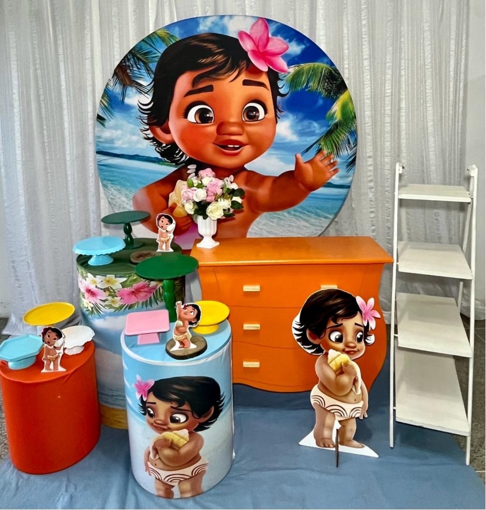 Kit Moana Baby Sublime - Olaf Decoracao e pegue monte 