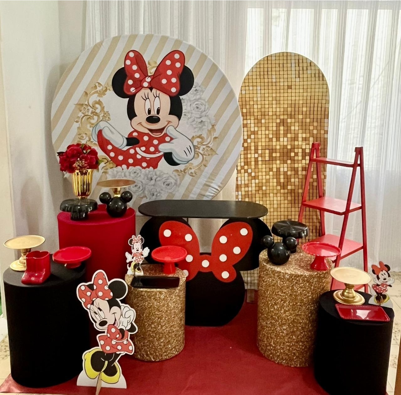Minie Realeza Kit Luxo - Olaf Decoracao e pegue monte 