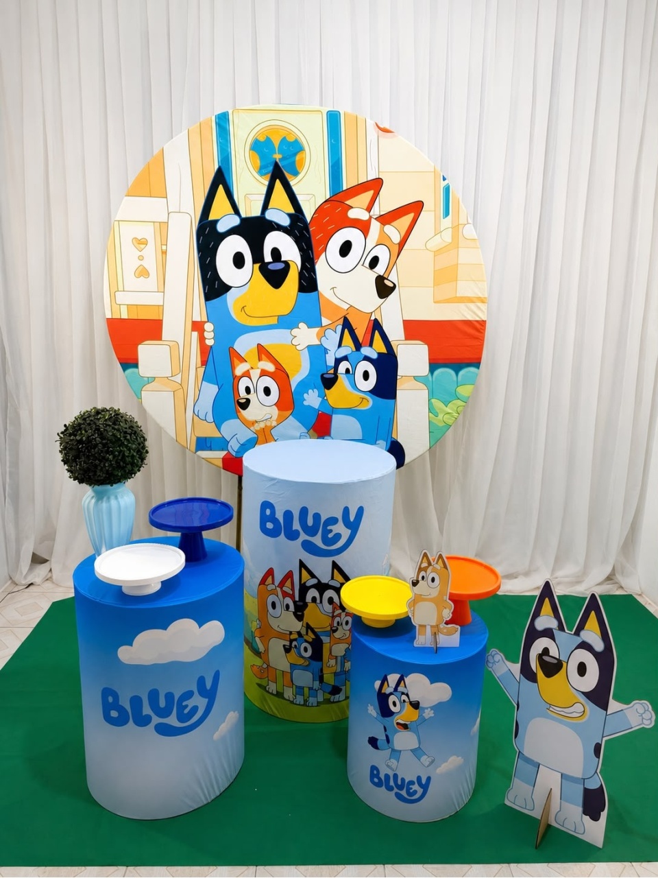 Kit Blue Menino Prata - Olaf Decoracao e pegue monte 