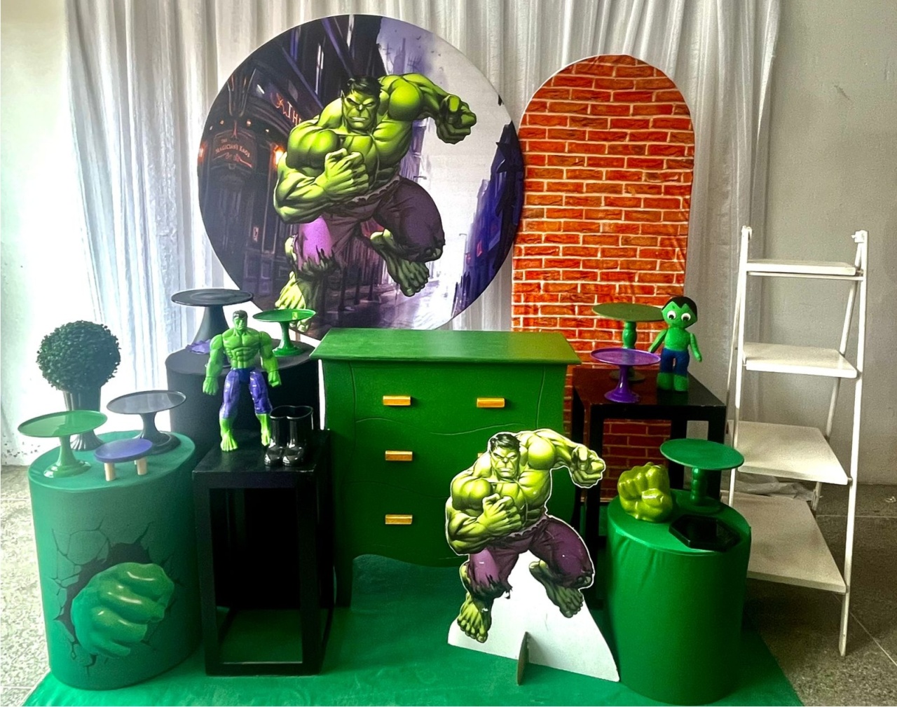 Kit Hulk Luxo - Olaf Decoracao e pegue monte 