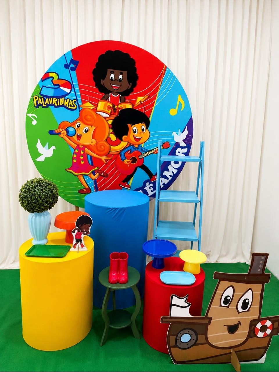 Kit 3 Palavrinhas Menino Ouro - Olaf Decoracao e pegue monte 