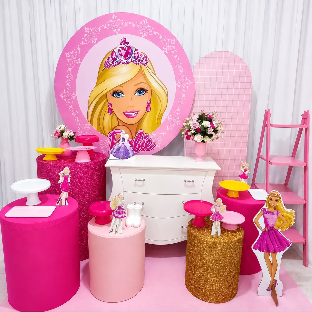 Kit Luxo Barbie Tradicional - Olaf Decoracao e pegue monte 