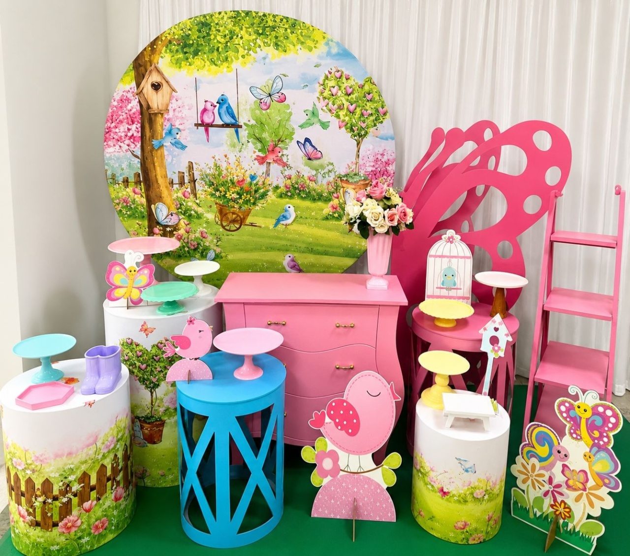 Kit Jardim Encantado Luxo - Olaf Decoracao e pegue monte 