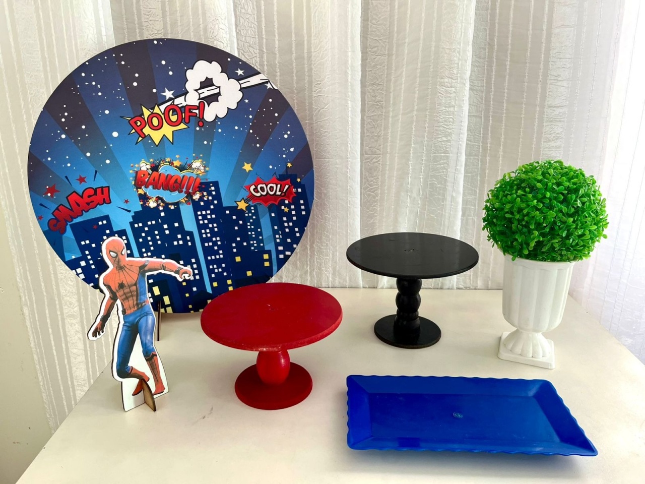 Homen Aranha Kit Mesa - Olaf Decoracao e pegue monte 
