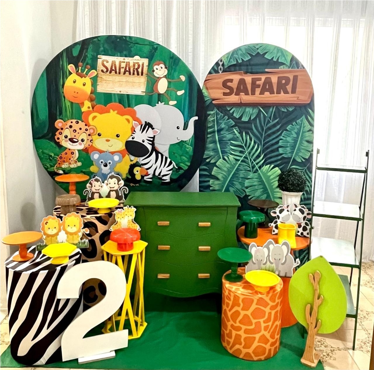 Kit Safari Luxo 1 - Olaf Decoracao e pegue monte 