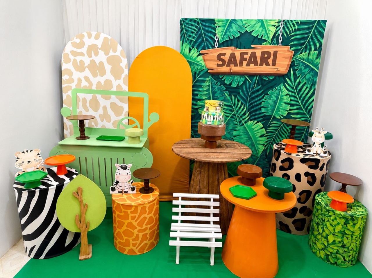 Composição Safari Verde Forte - Olaf Decoracao e pegue monte 