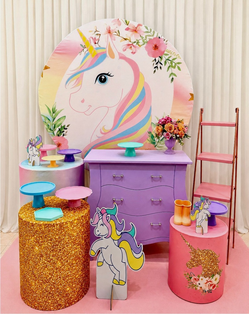 Kit Unicornio Sublime - Olaf Decoracao e pegue monte 