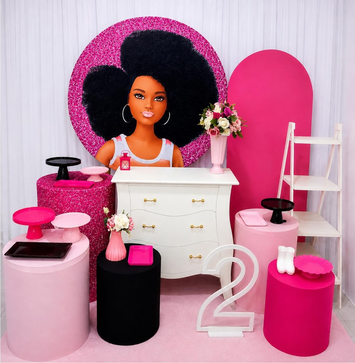Kit Luxo Barbie Morena - Olaf Decoracao e pegue monte 