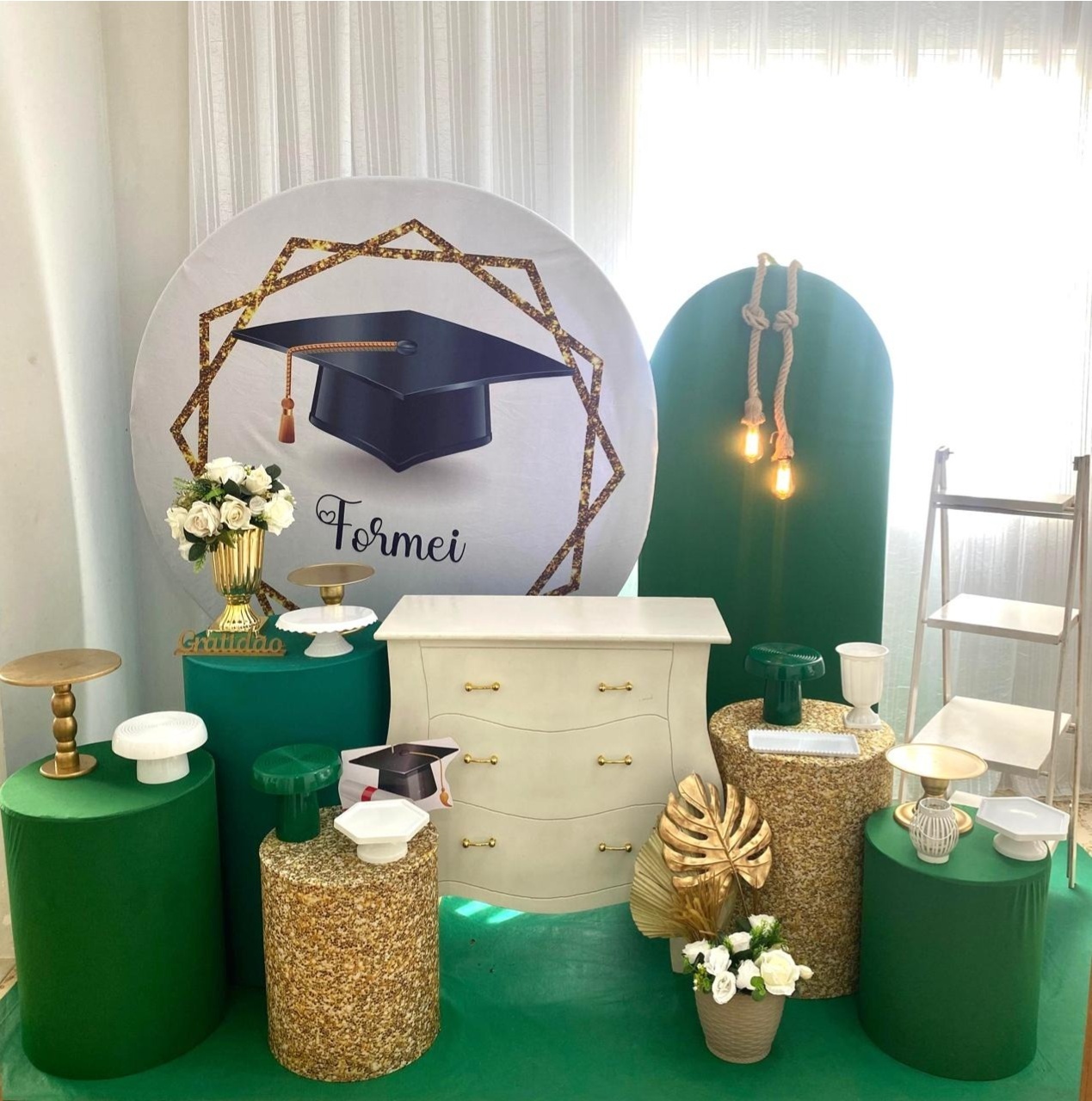 Kit Formatura Luxo - Olaf Decoracao e pegue monte 