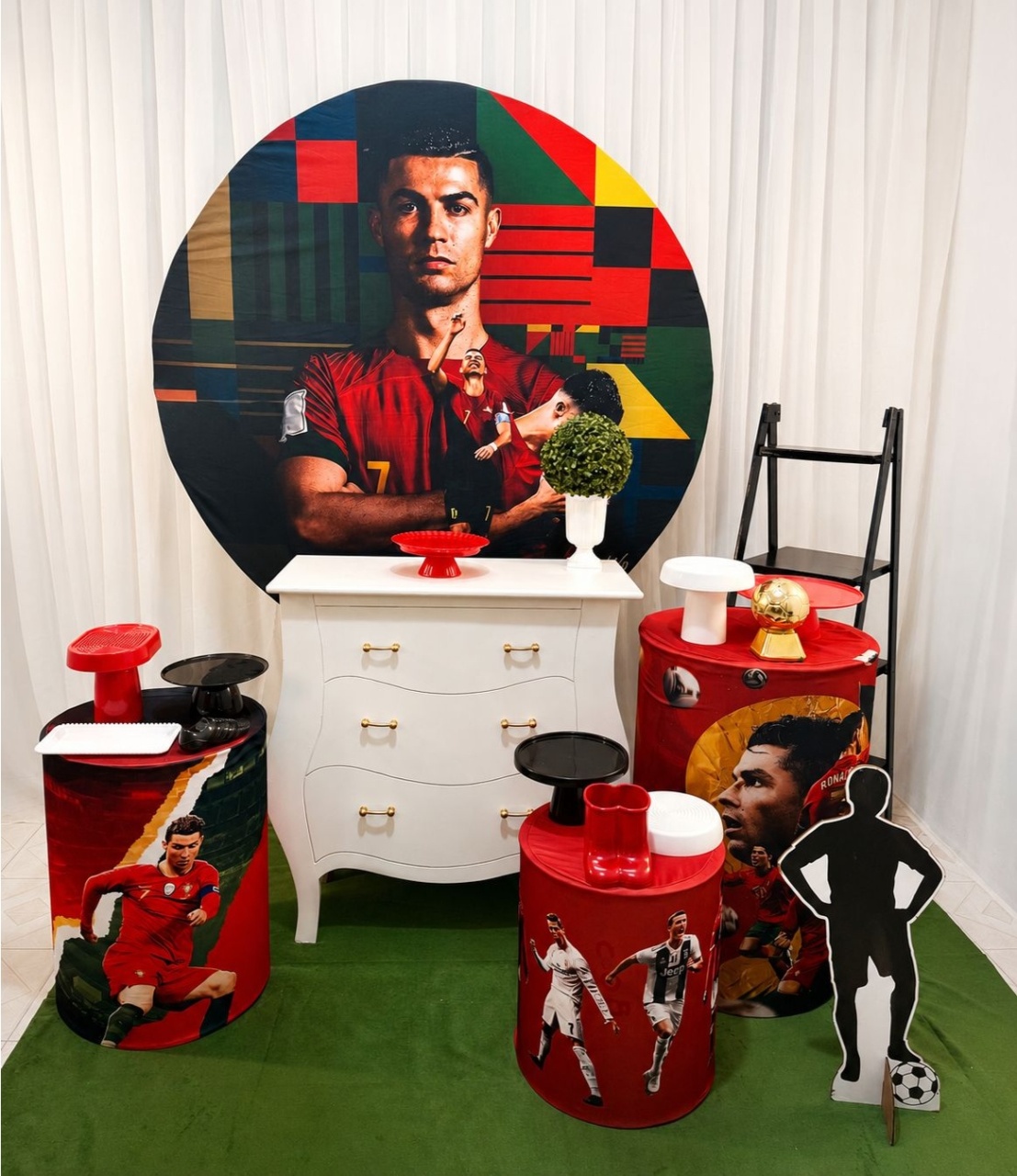 Kit Cristiano Ronaldo Sublime - Olaf Decoracao e pegue monte 