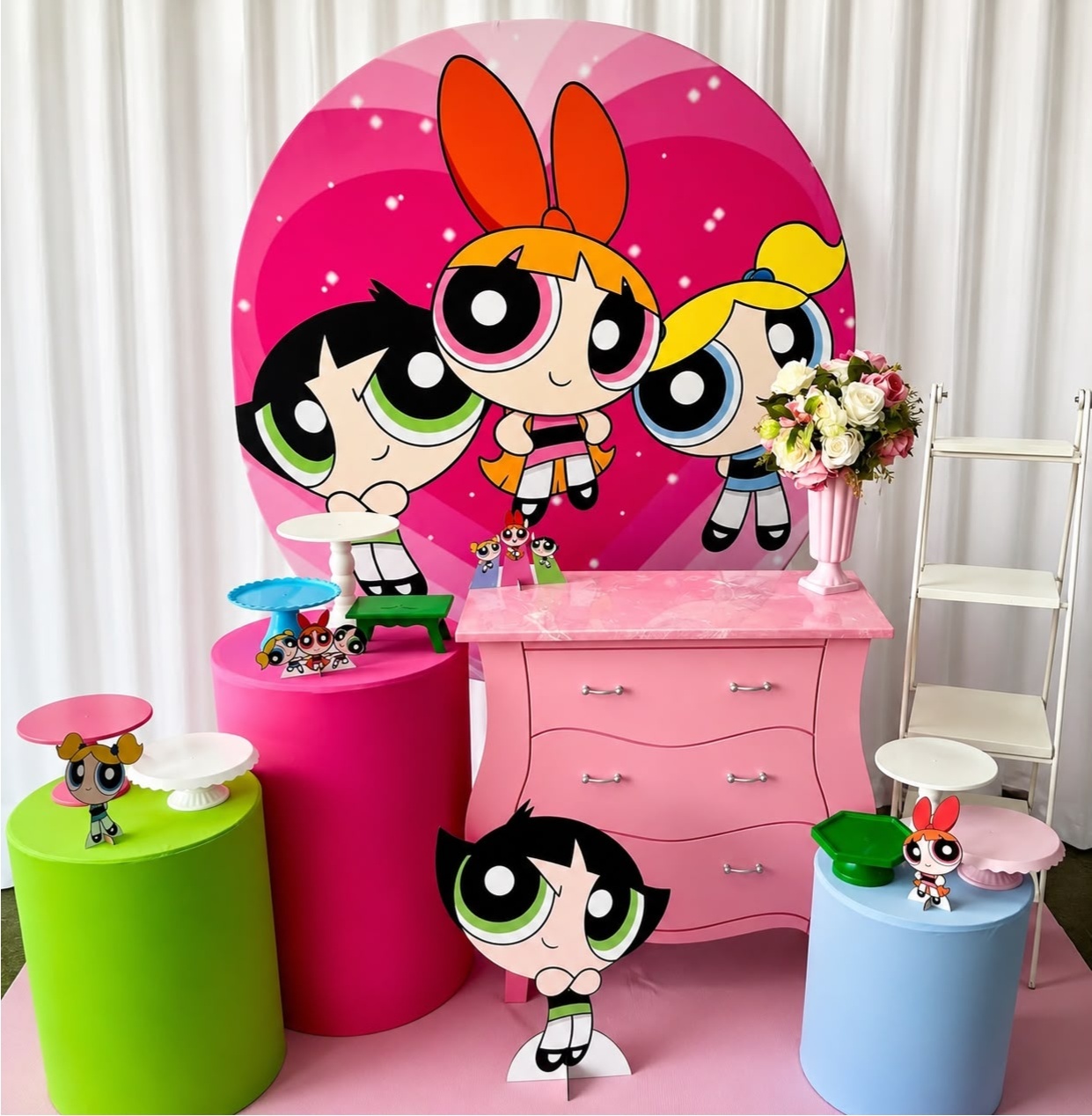 Kit Meninas Super Poderosa Sublime - Olaf Decoracao e pegue monte 