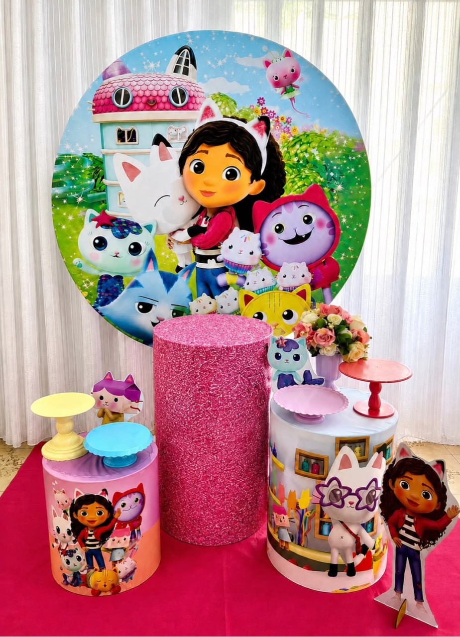 Kit Casa Magica Gabi Prata - Olaf Decoracao e pegue monte 
