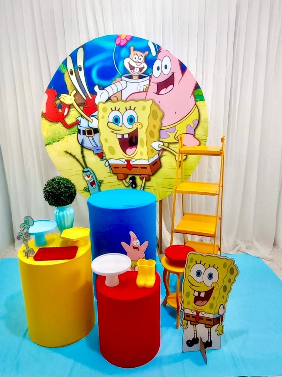 Kit Bob Esponja Ouro - Olaf Decoracao e pegue monte 