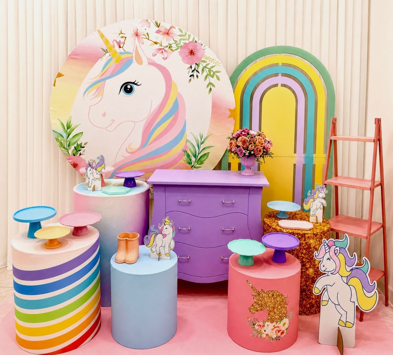 Kit Unicornio Luxo - Olaf Decoracao e pegue monte 