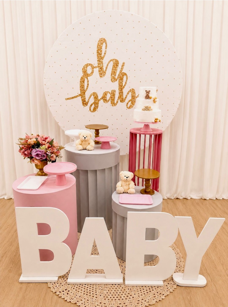 Cha de Bebê - Olaf Decoracao e pegue monte 
