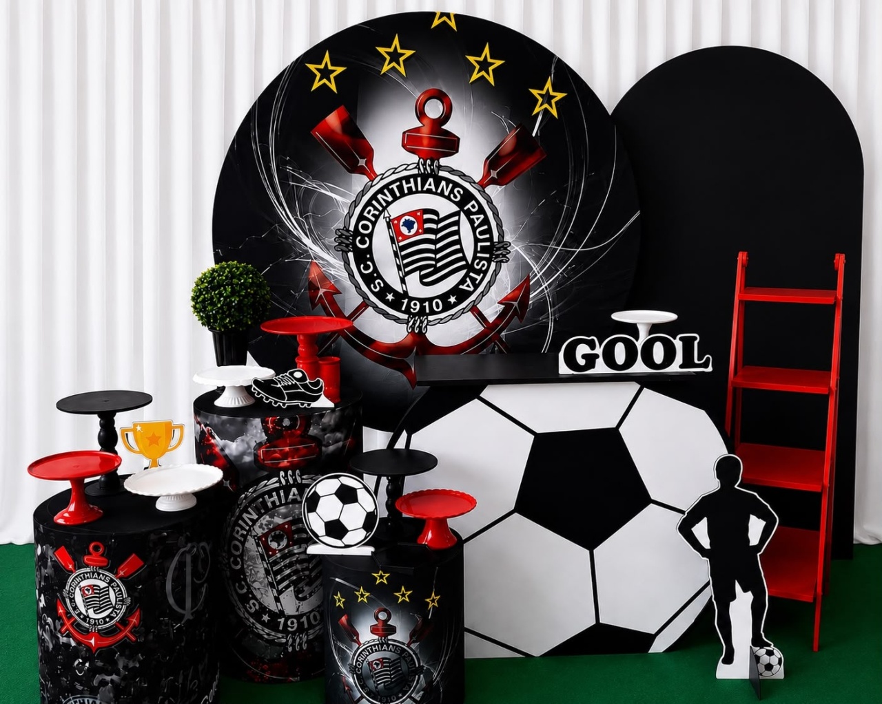 Kit Corinthias Celebre - Olaf Decoracao e pegue monte 