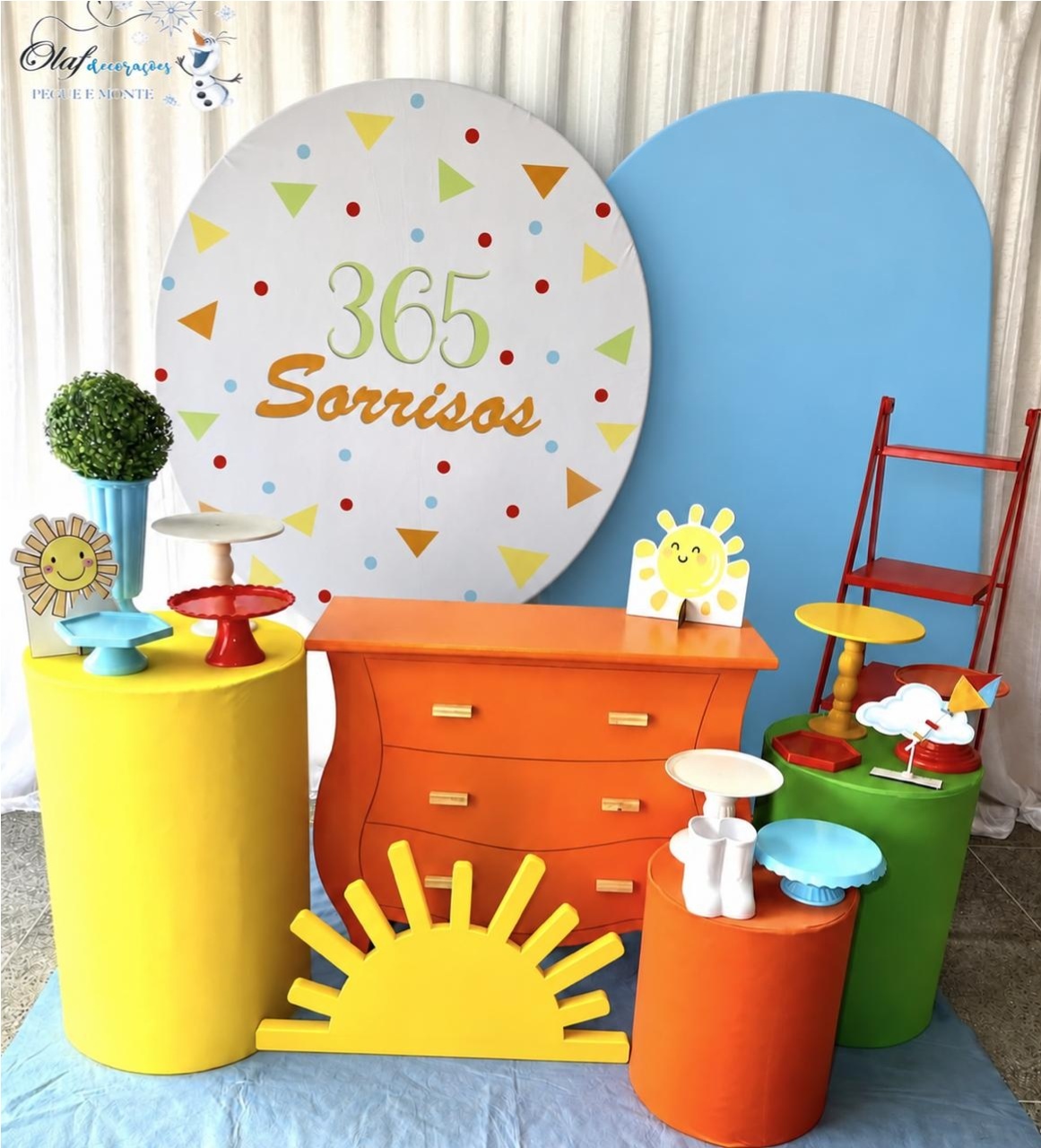 Kit 365 Celebre Menino - Olaf Decoracao e pegue monte 