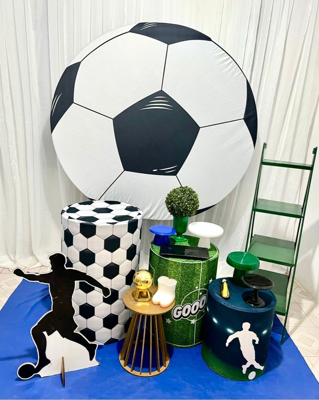 Kit Futebol Novo Ouro - Olaf Decoracao e pegue monte 