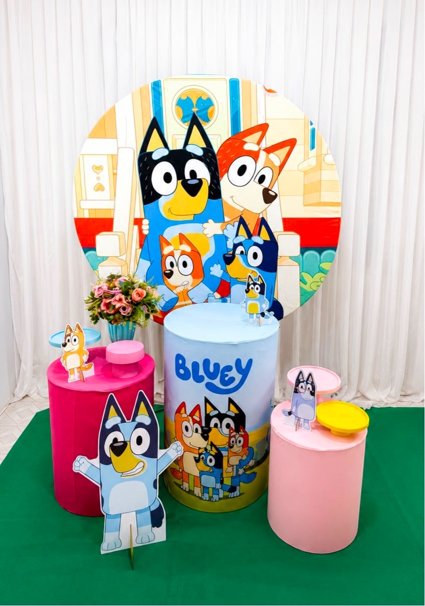 Kit Blue Menina Prata - Olaf Decoracao e pegue monte 