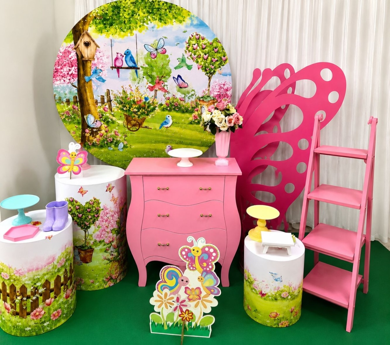 Kit Jardim Encantado Celebre - Olaf Decoracao e pegue monte 