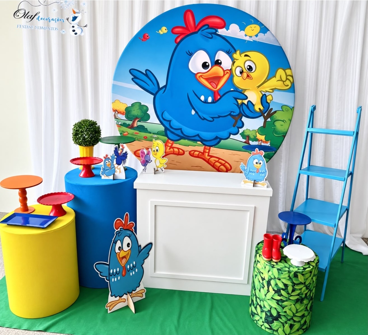 Kit Galinha Pintadinho Sublime - Olaf Decoracao e pegue monte 