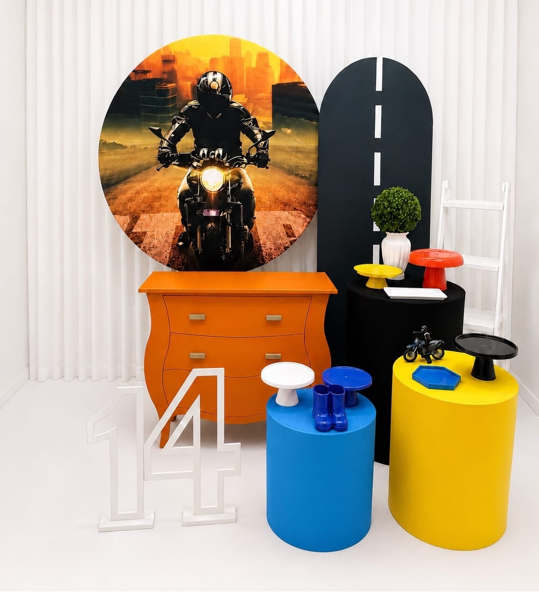 Kit Celebre Motoqueiro - Olaf Decoracao e pegue monte 