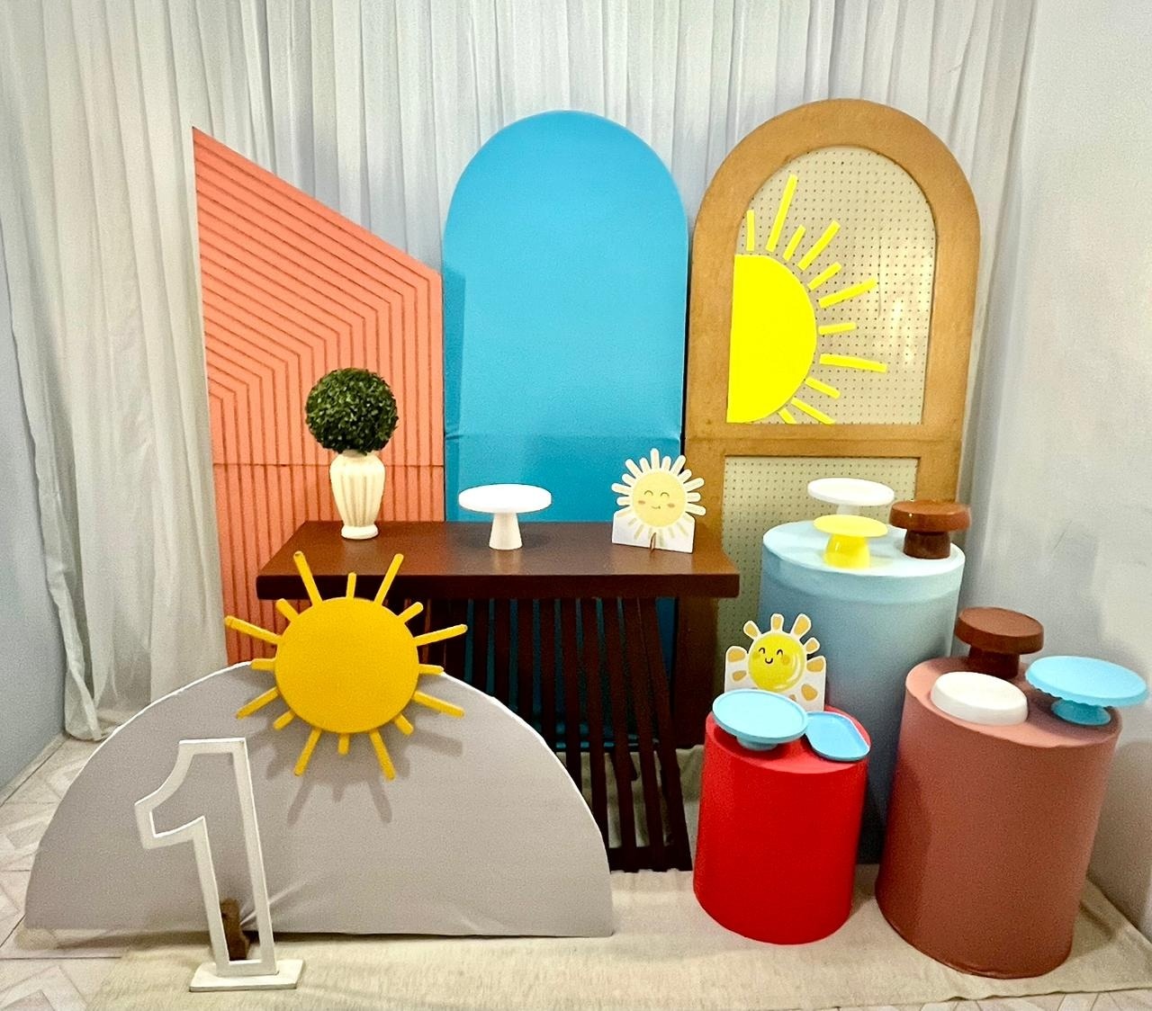 Composição  Primeira Volta Sol 2 - Olaf Decoracao e pegue monte 