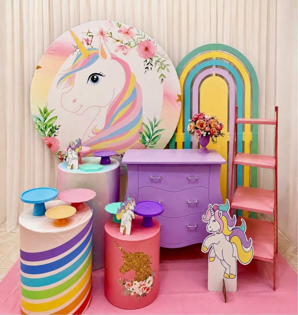 Kit Unicornio Celebre - Olaf Decoracao e pegue monte 