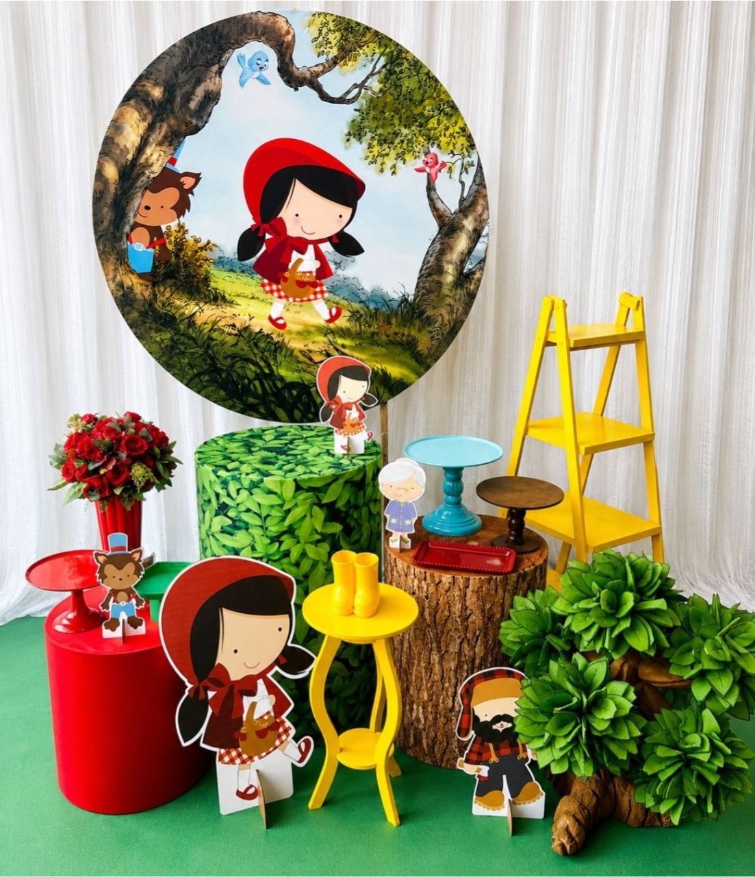Kit Chapeuzinho Ouro - Olaf Decoracao e pegue monte 