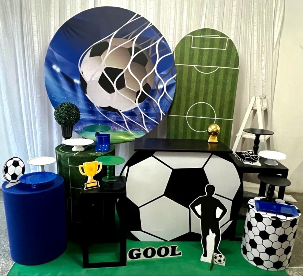 Kit Futebol Luxo - Olaf Decoracao e pegue monte 