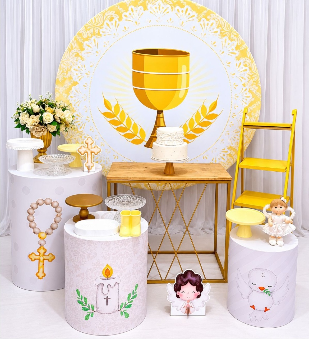 Kit Batizado Sublime - Olaf Decoracao e pegue monte 