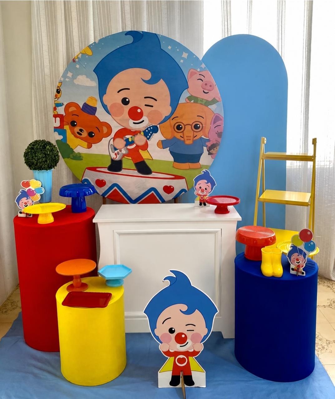 Kit Palhaço Plin Plin Celebre - Olaf Decoracao e pegue monte 