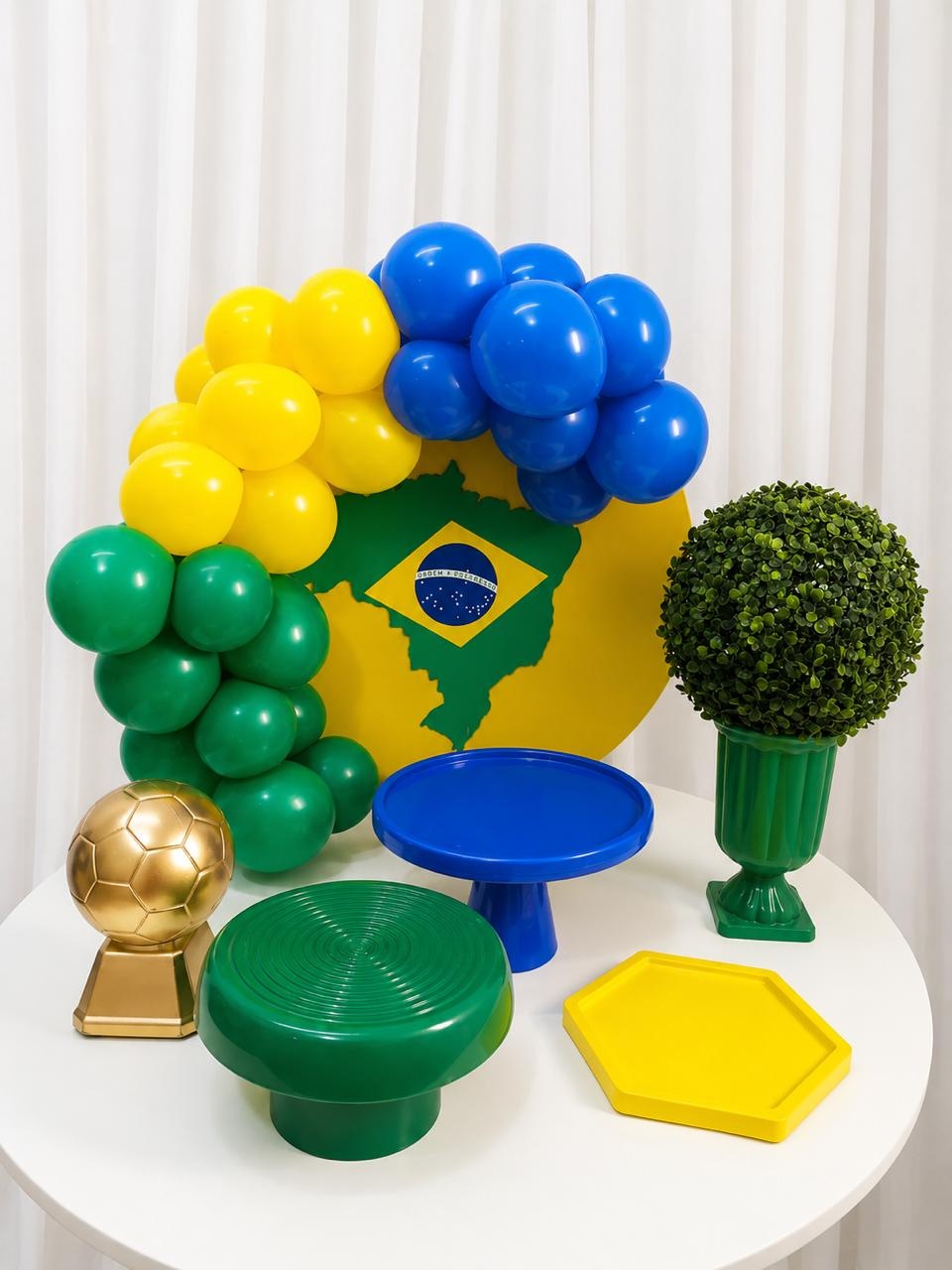 Kit Mesa Brasil - Olaf Decoracao e pegue monte 