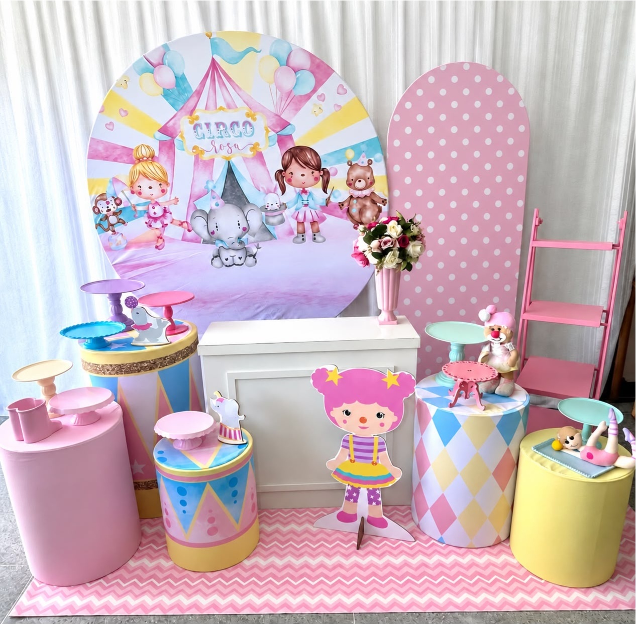 Kit Circo Menina Luxo - Olaf Decoracao e pegue monte 