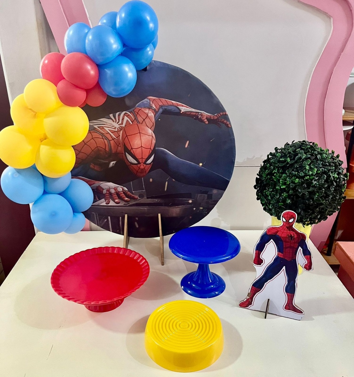 Kitizinho de Mesa Homen Aranha  - Olaf Decoracao e pegue monte 