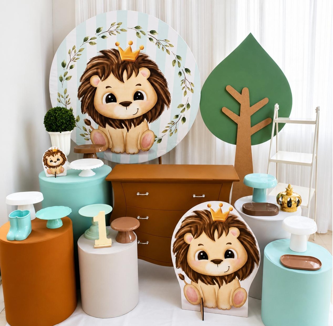 Kit Leaozinho - Olaf Decoracao e pegue monte 