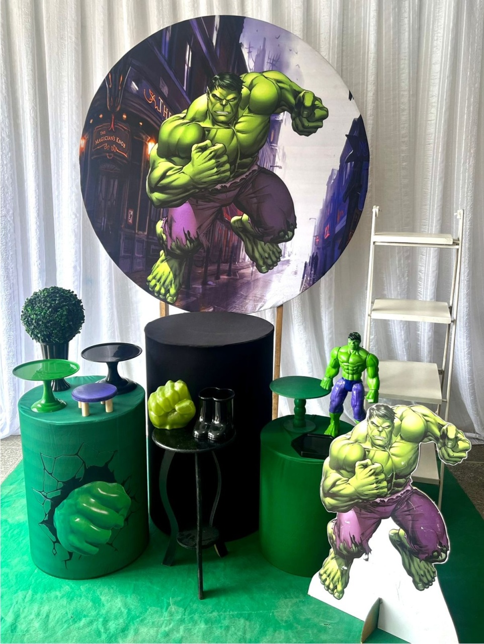 Kit Hulk Ouro - Olaf Decoracao e pegue monte 