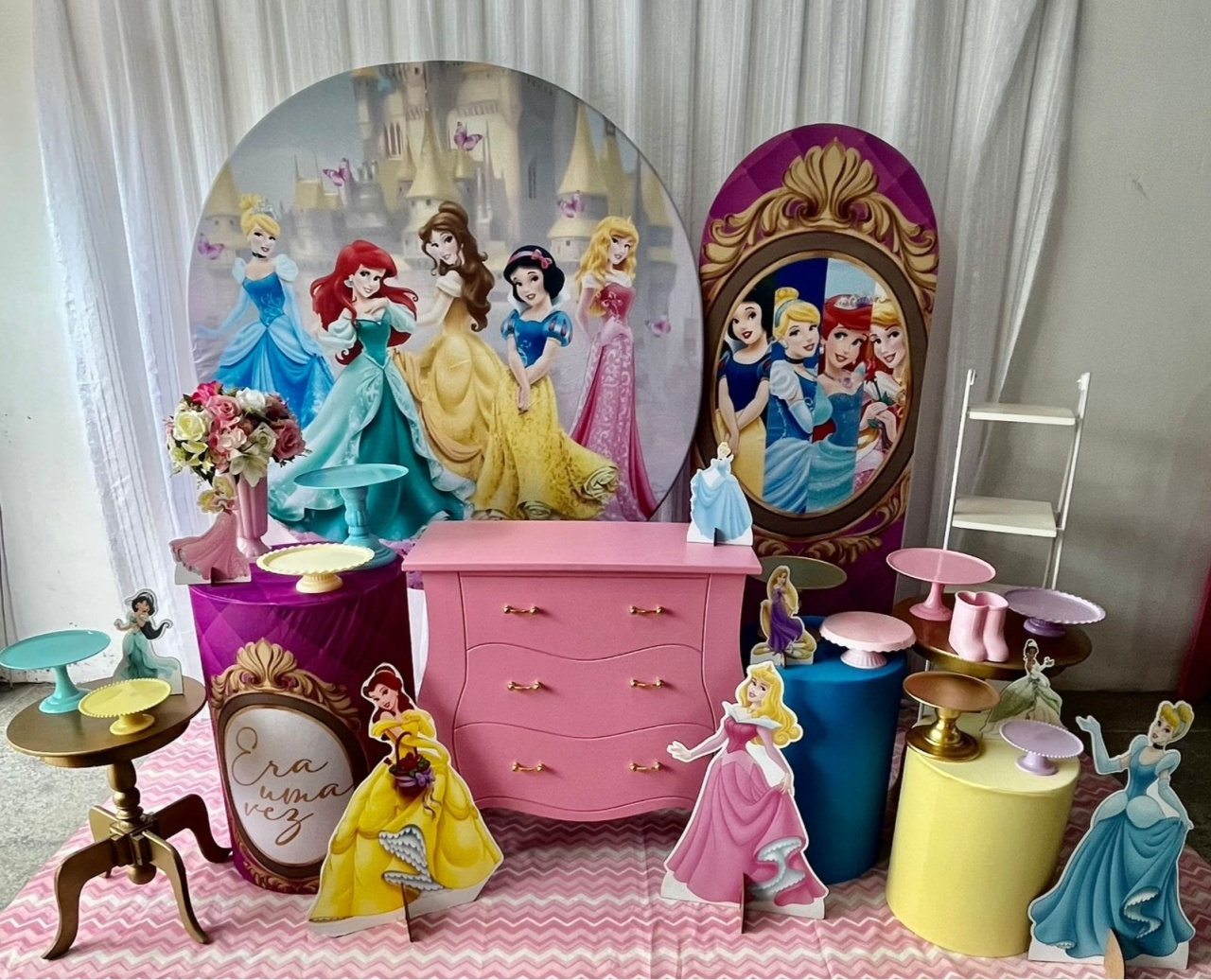 Kit Luxo Princesas Disney - Olaf Decoracao e pegue monte 