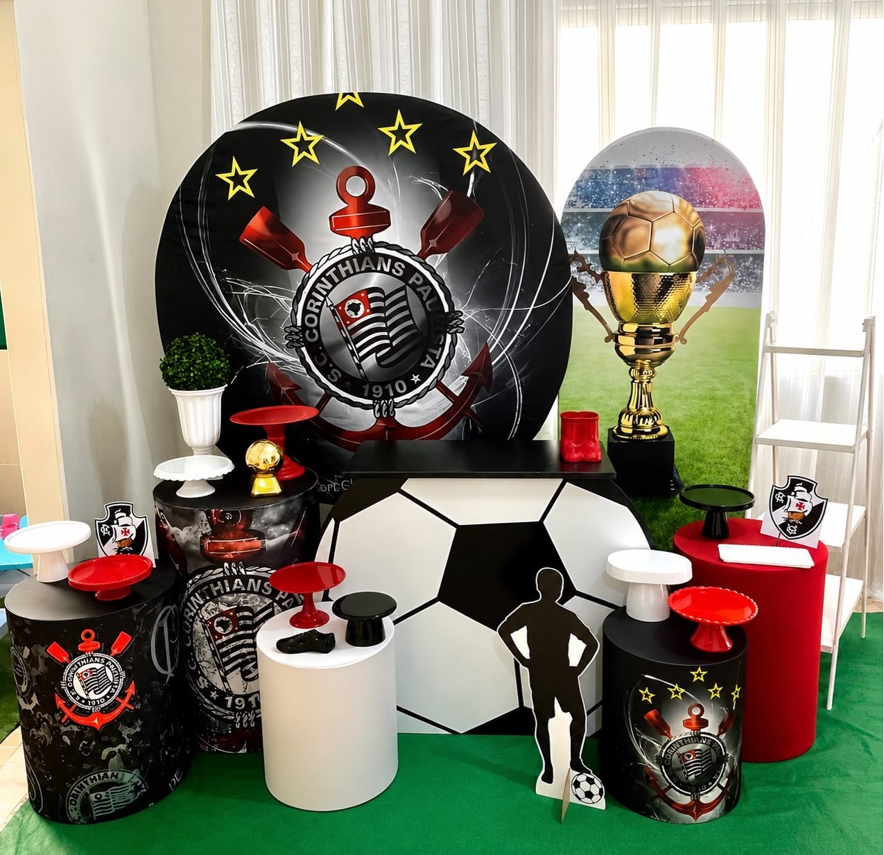 Kit Corinthias Luxo - Olaf Decoracao e pegue monte 