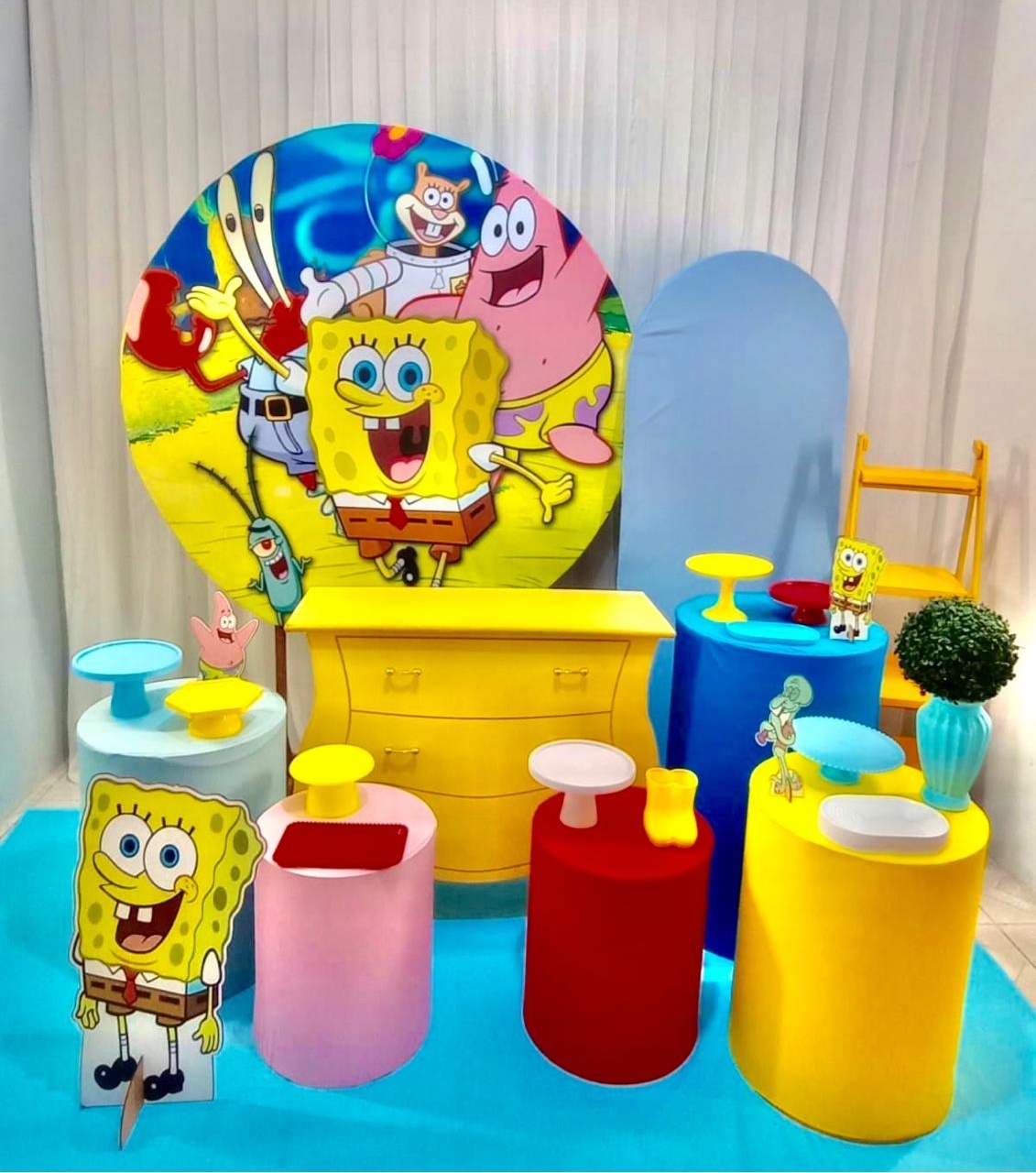 Kit Bob Esponja Luxo - Olaf Decoracao e pegue monte 