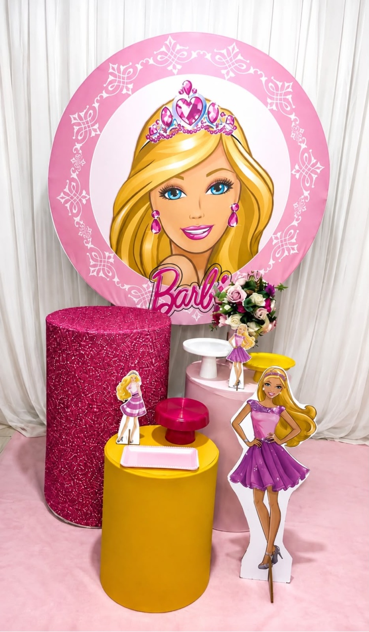 Kit Prata Barbie Tradicional - Olaf Decoracao e pegue monte 
