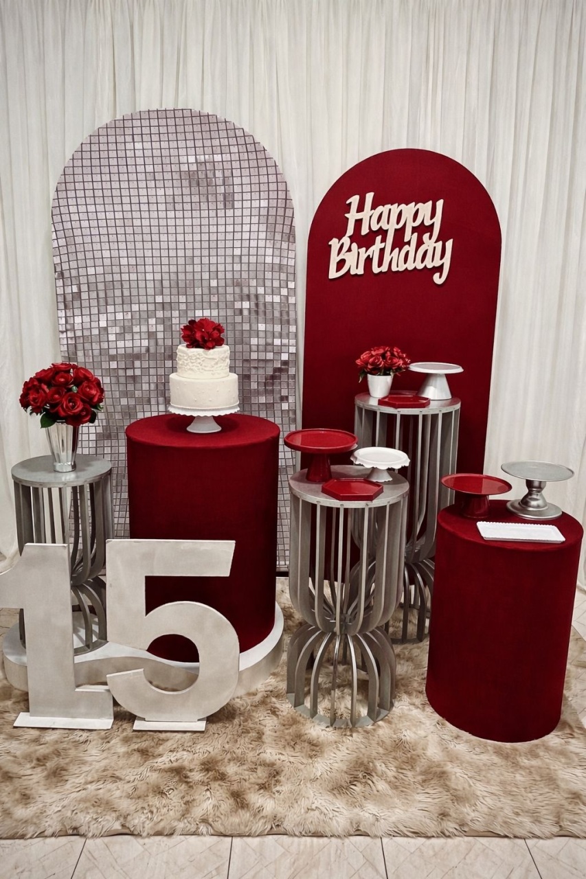 Kit Composição Vermelho E Prata - Olaf Decoracao e pegue monte 