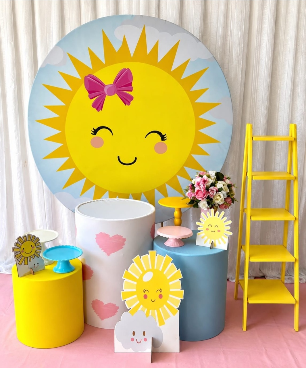 Kit Sol Ouro - Olaf Decoracao e pegue monte 