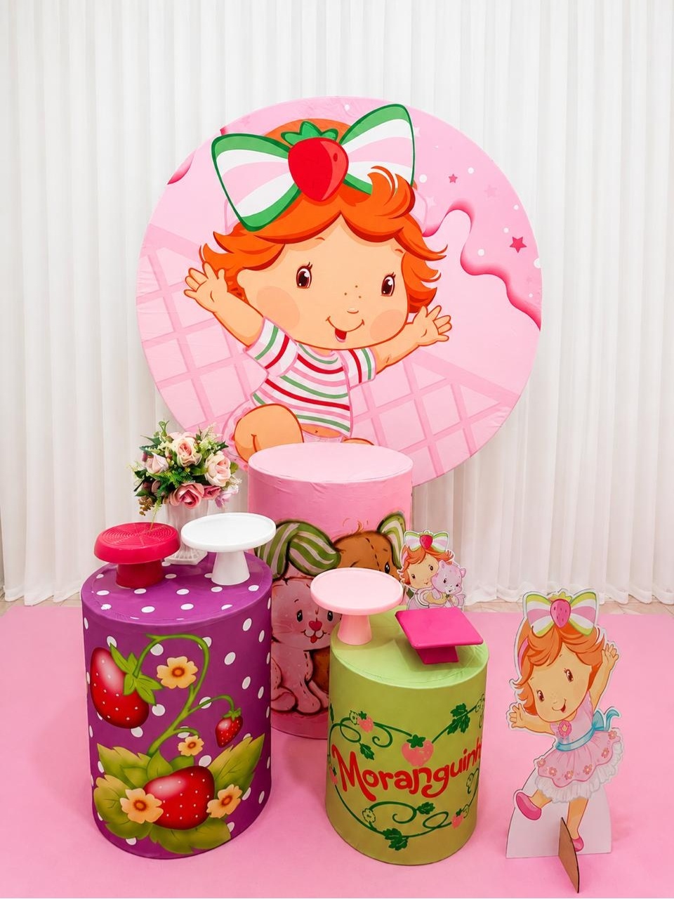 Kit Prata Moranguinho Cut - Olaf Decoracao e pegue monte 