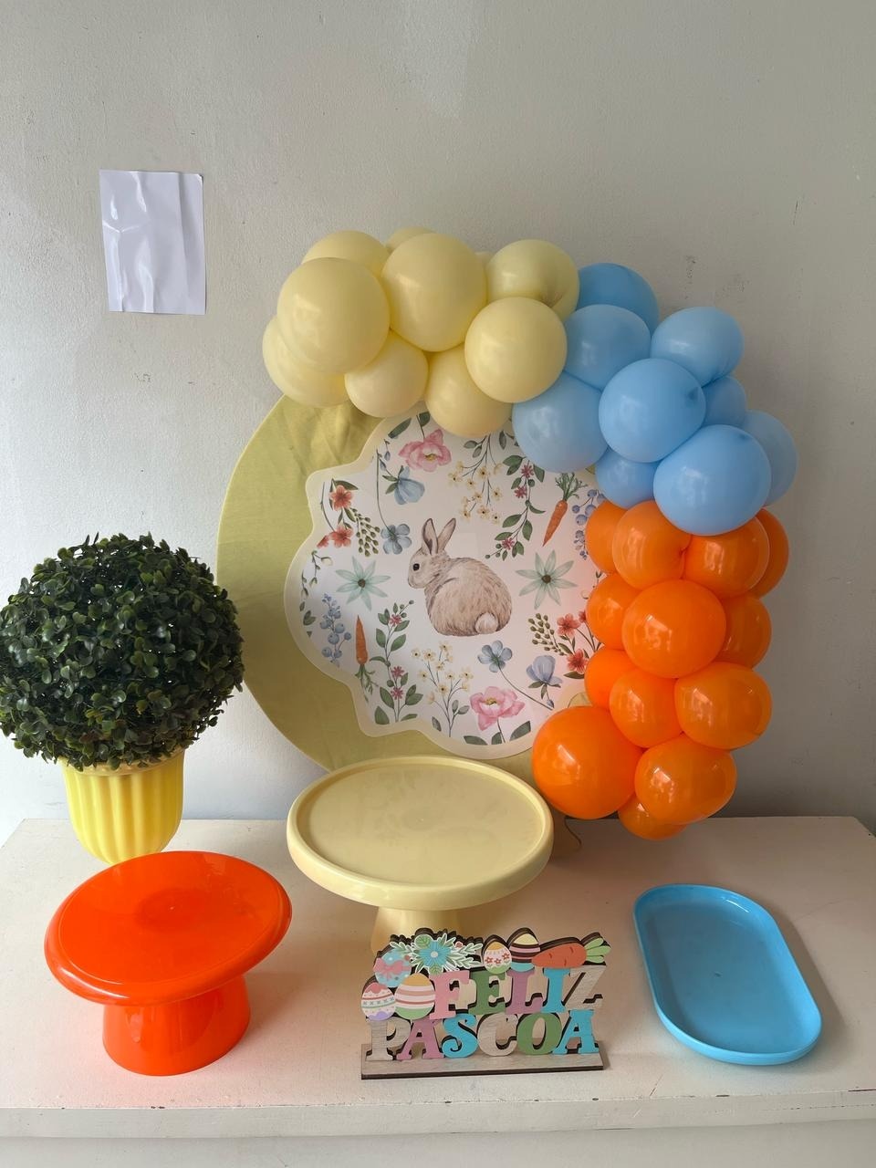 Kit Mesa Pascoa 1 - Olaf Decoracao e pegue monte 