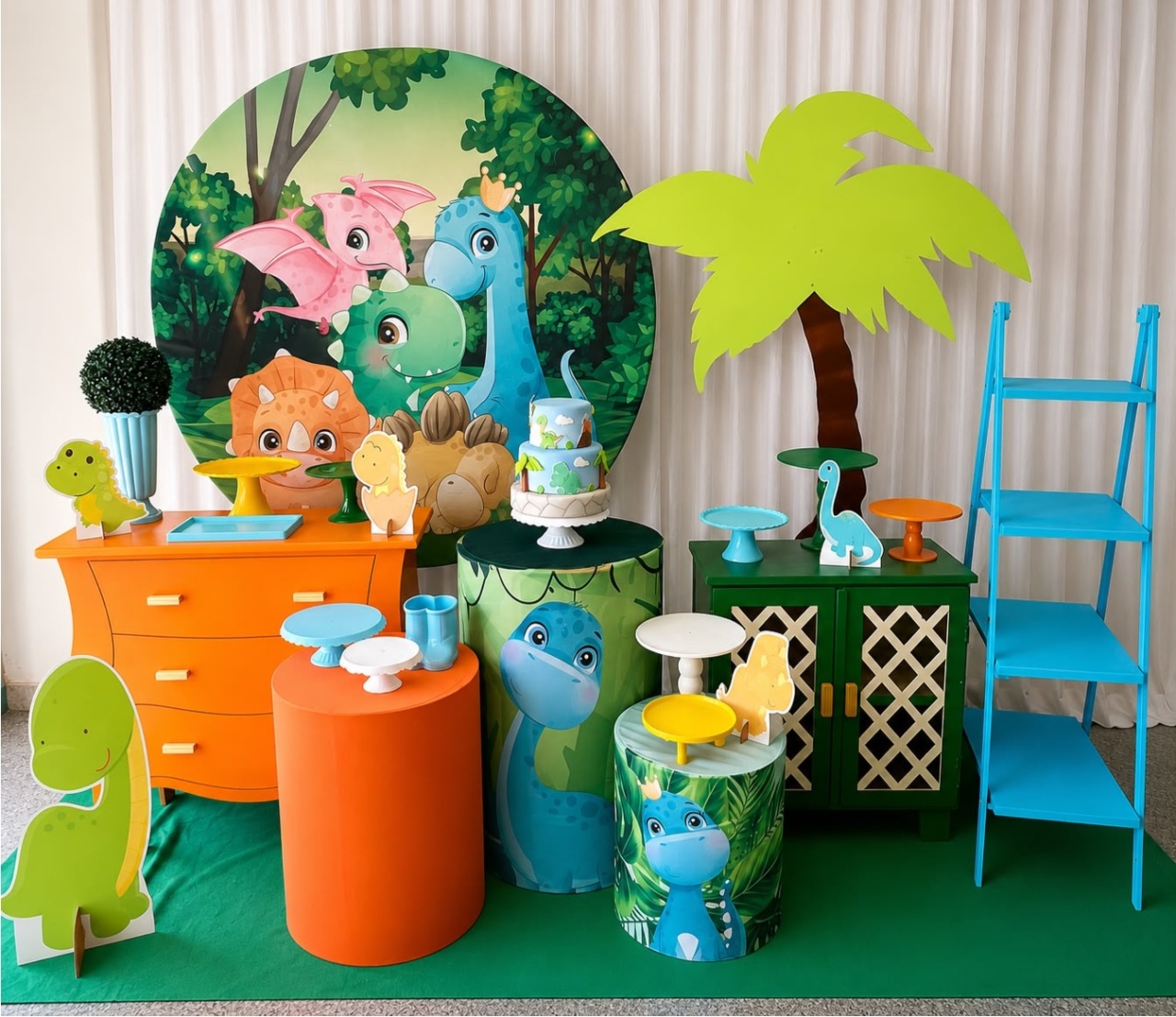 Kit Luxo Dino Baby Novo - Olaf Decoracao e pegue monte 