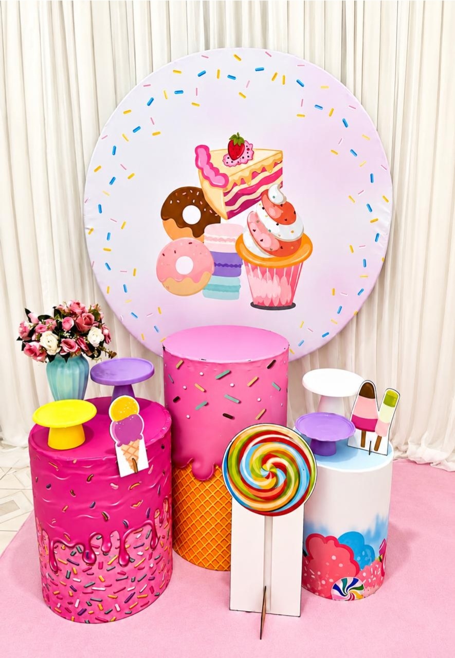 Kit Tema Doces Prata - Olaf Decoracao e pegue monte 