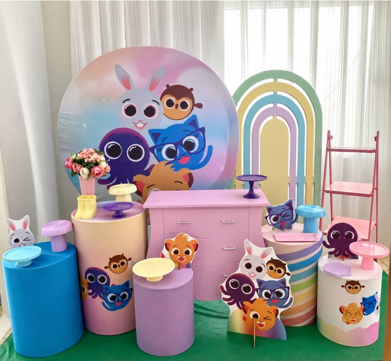 Kit Bolofofo Menina Luxo - Olaf Decoracao e pegue monte 